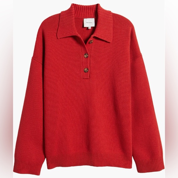 Reformation Brooklyn Organic Cotton Sweater - Picture 3 of 9